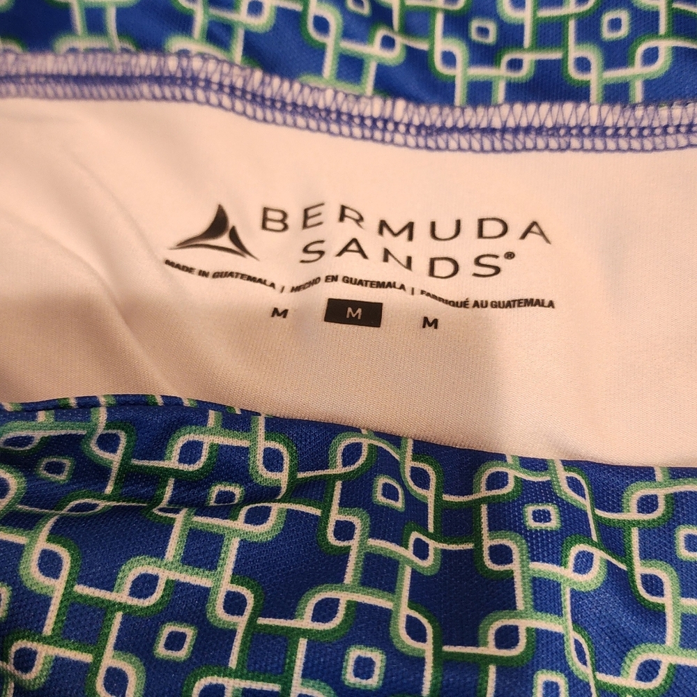 Bermuda Sands golf skirts.  18 inches. Blue and green.